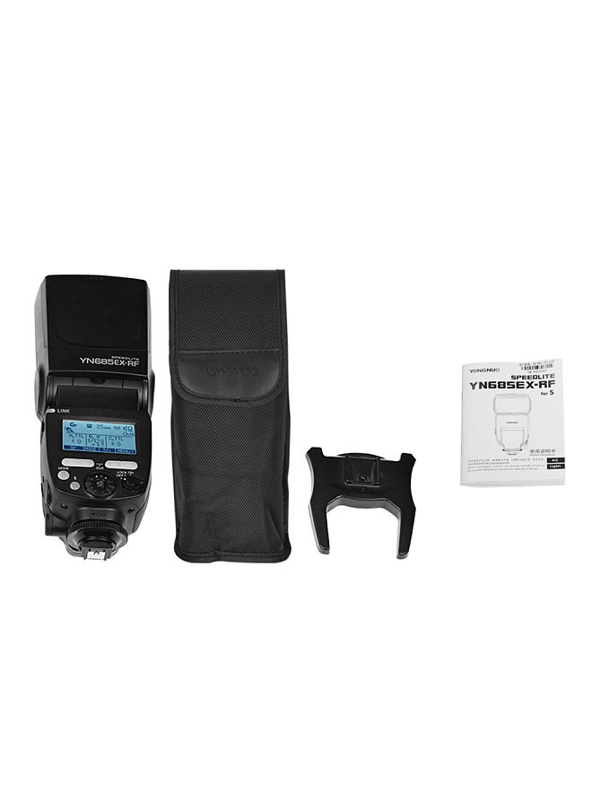 YONGNUO YN685EX-RF On-camera Flash Light Master Slave Speedlite GN60 TTL 1/8000s HSS 2s Recycle Time with 2.4G Wireless Trigger System Replacement for Sony A7 Series A6600 A6500 A6400 A99 A77  - Image 5