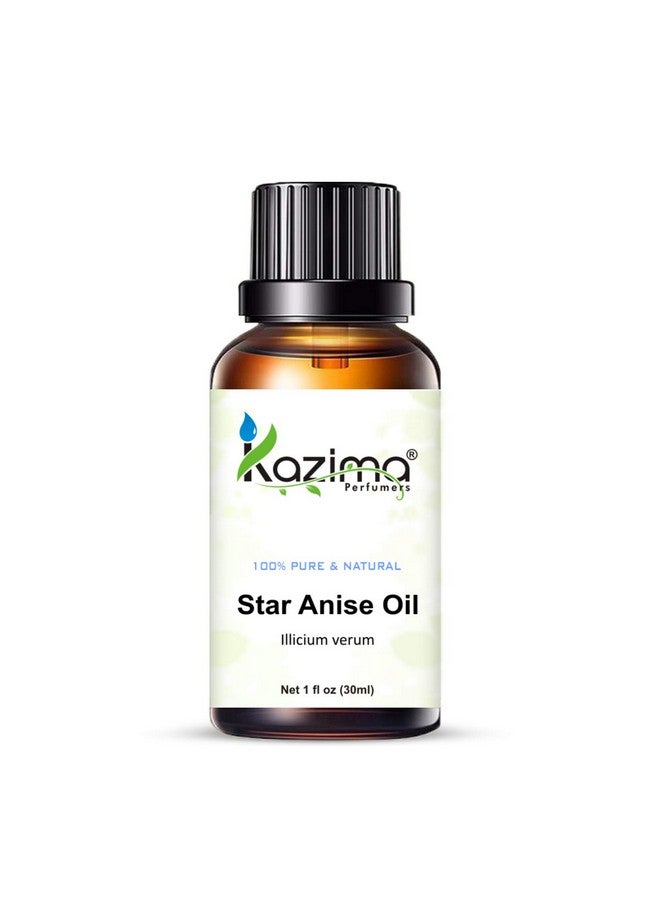 KAZIMA Star Anise Essential Oil - 100% Pure Natural & Undiluted For Skin care & Hair care (30ML) - Image 3