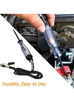 Beauenty 2 Packs Voltage Continuity & Current Tester 6V-24V,  Professional Circuit Tester with Indicator Light, Long Probe with Alligator Clip for Continuity Car Voltage, for Sedan, SUV, RV, Truck  - Image 3