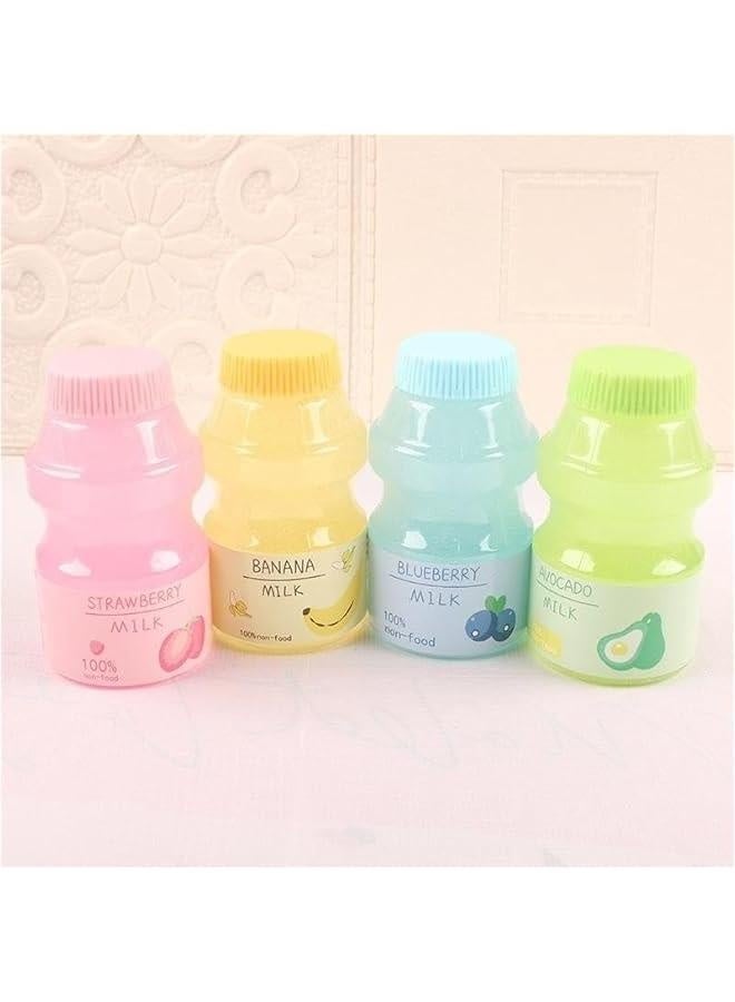 Clear Slime Strawberry Jelly Slime Fluffy Slime Stretchy Crunchy Slime Bubble Slime Soft Putty Stress Relief Toy Party Favors Slime Add Ins Super Light Favor Gift and Birthday (B-Yellow) - Image 3