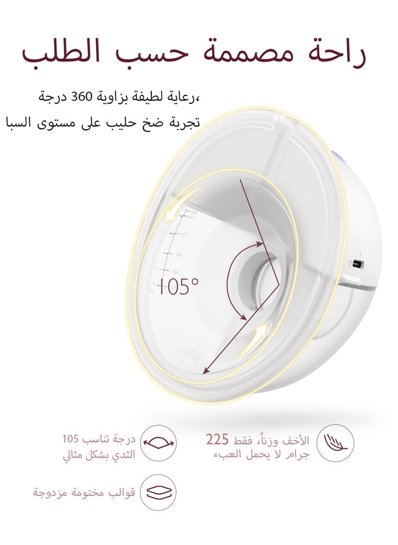 Momcozy - Electric, Hands Free, Portable M5 Double Breast Pump With 3 Modes And 9 Levels - Image 1