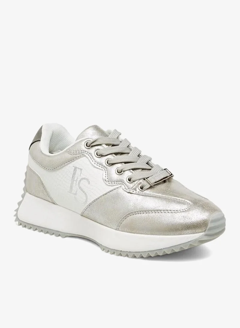 ايل Women'S Panelled Lace-Up Sneakers