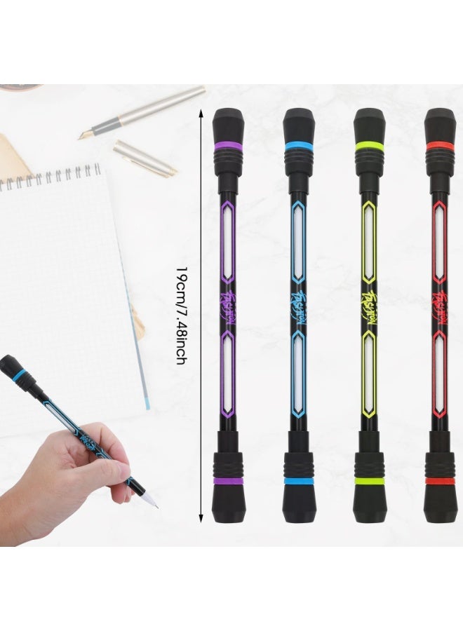 KOWVOWZ Spinning Rotatable Finger Pen, Non-Slip Coated Spinning Pen Mod With Weighted Ball, Spin Cool Pens For Gaming Student Relieve Stress - Image 2