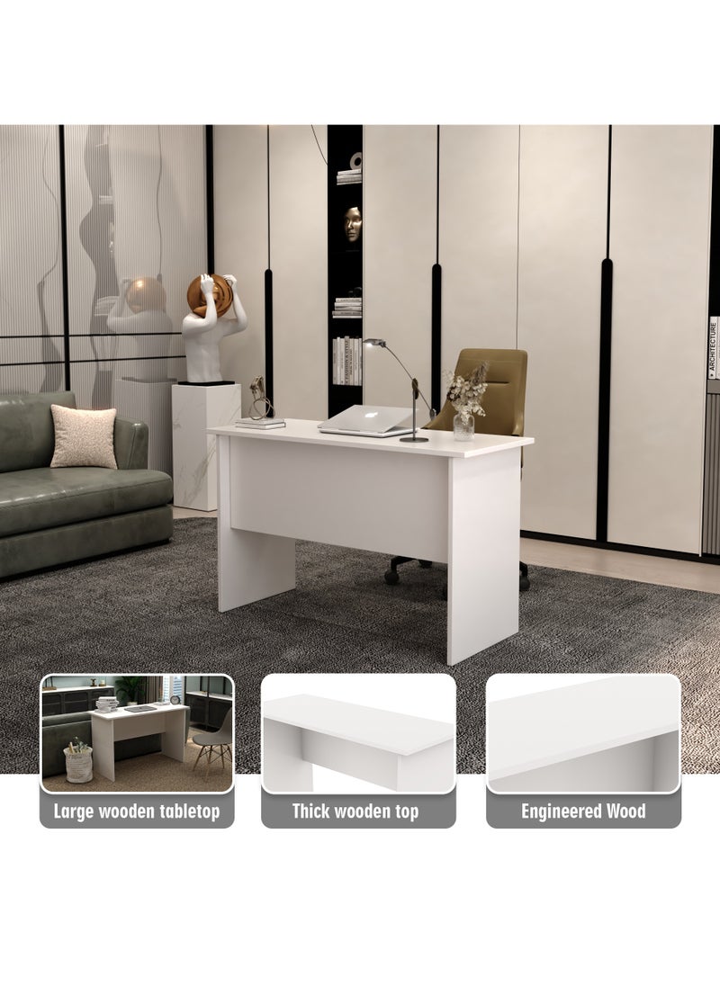 Wooden Office Desk Beige 75x120x60cm