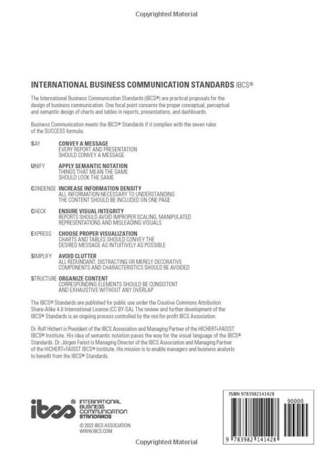 null - International Business Communication Standards (IBCS Version 1.2): Conceptual, perceptual, and semantic design of comprehensible business reports, presentations, and dashboards - Image 1