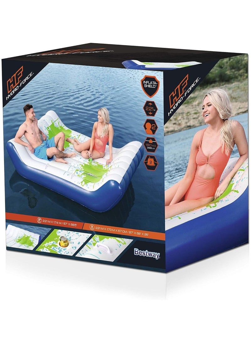 Bestway Bestway - Hydro-Force Lounge 221x174 cm - 43297 - Image 1