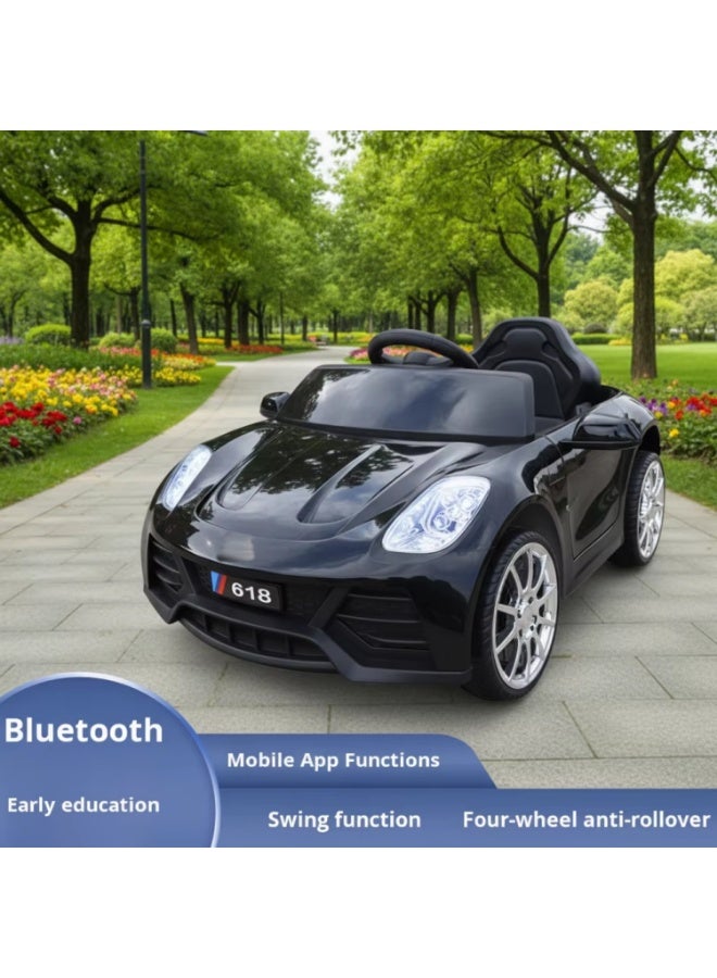 FUN MOMENT Kids Electric Car with Remote Control, LED Lights, and Music - Image 3