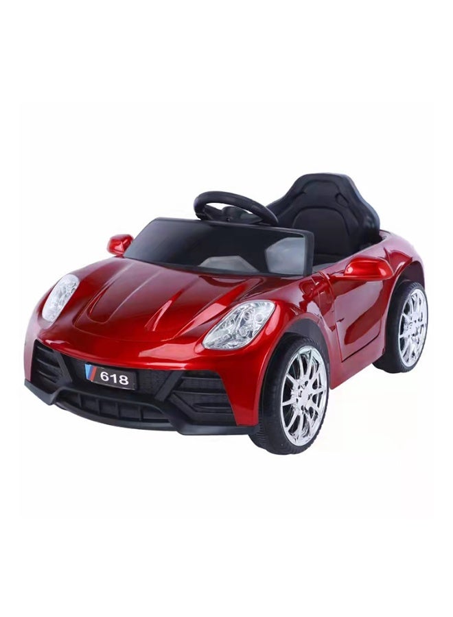 FUN MOMENT Kids Electric Car with Remote Control, LED Lights, and Music - Image 1