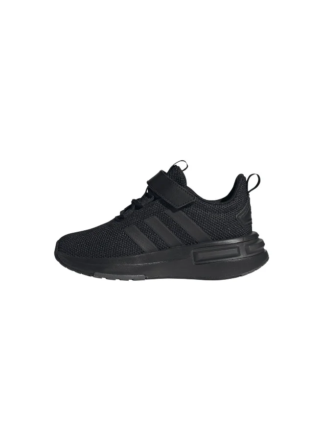adidas أحذية رياضية للأطفال تراكر  إل كيو سوداء