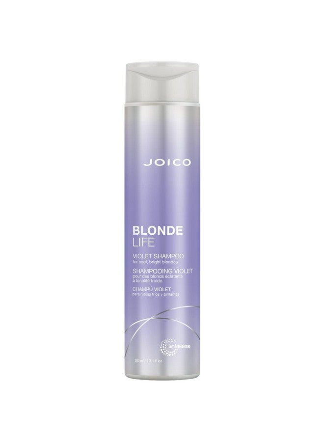 Joico Blonde Life Violet Shampoo | For Cool & Bright Blonde Hair | Neutralize Brassy Tones | Banish Yellow Tones | Boost Shine | Sulfate Free | With Monoi & Tamanu Oil | 10.1 Fl Oz - Image 1