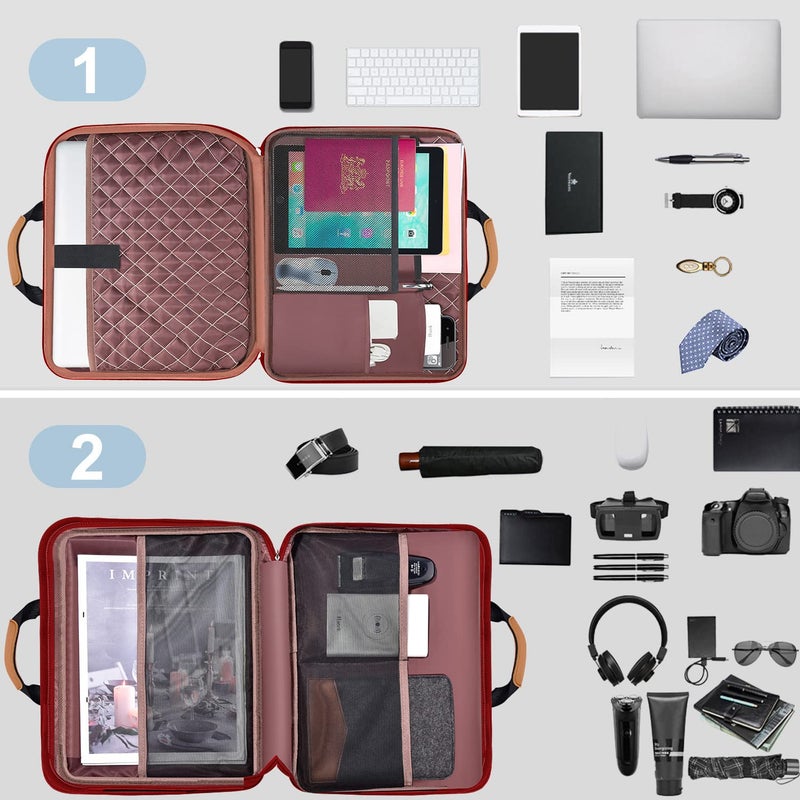 ZINZ Slim & Expandable Laptop Sleeve 15 15.6 16 Inch Case Bag for Popular 15"-16" Notebooks Water-Resistant Handbag Multipurpose Computer Accessories Storage Bag,B01RD01 - Image 4