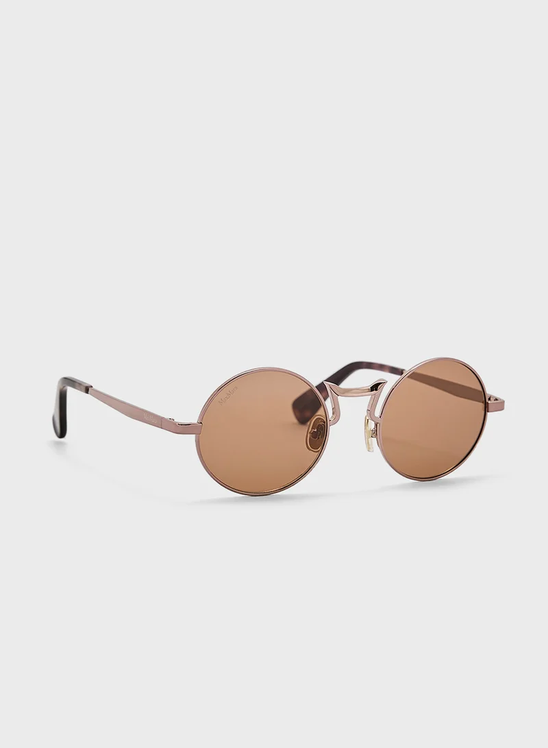 MaxMara Metal Shaped Sunglasses