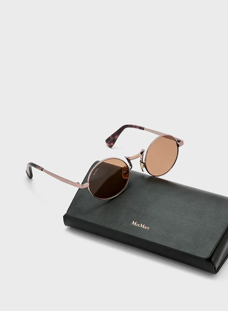 MaxMara Metal Shaped Sunglasses