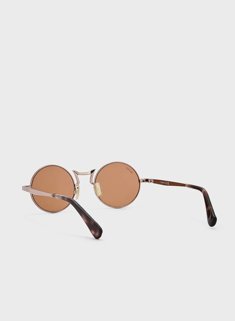 MaxMara Metal Shaped Sunglasses