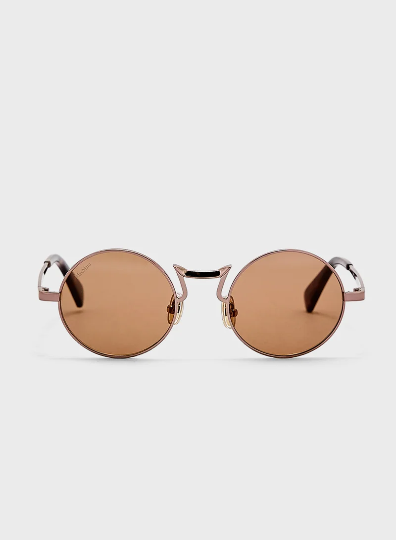 MaxMara Metal Shaped Sunglasses