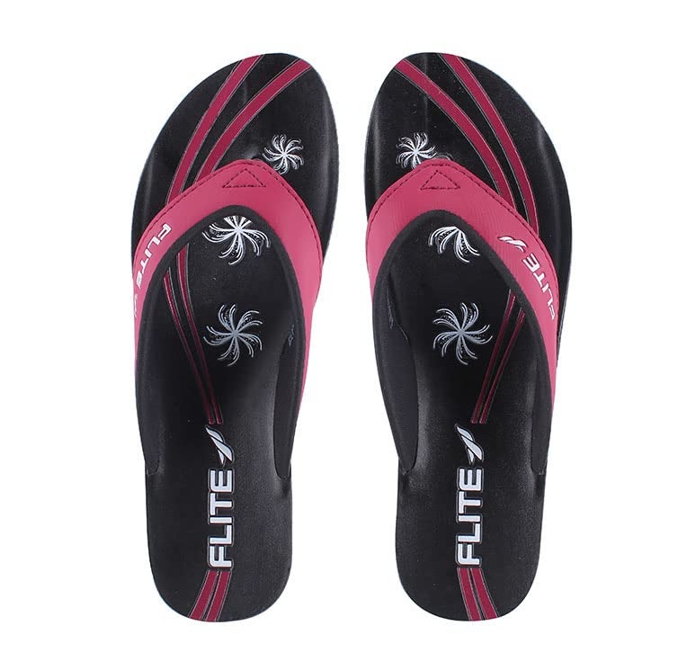 FLITE Women's Slippers PU Slippers (Maroon, numeric_6) - Image 1
