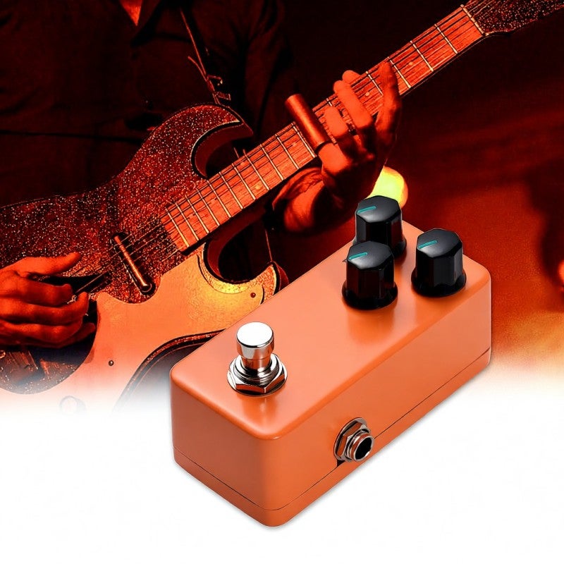 KOKKO Phaser Electric Guitar Effect Pedal: Orange Full Metal Shell - Warm Analog Phase Effect Mini Palm Size With 3 Functional Knobs for Electric Guitar Players - Image 4