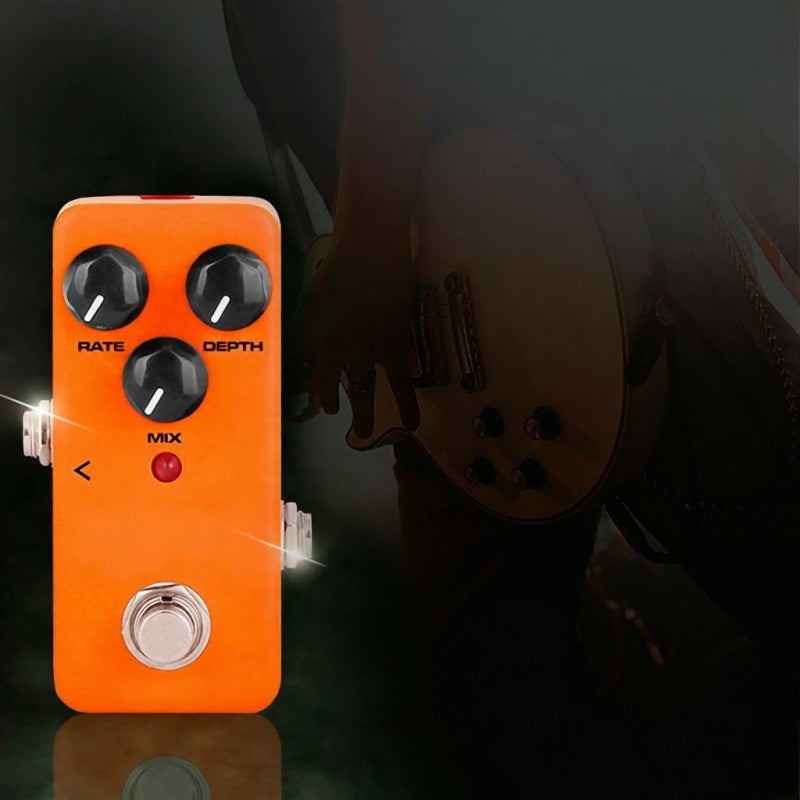 KOKKO Phaser Electric Guitar Effect Pedal: Orange Full Metal Shell - Warm Analog Phase Effect Mini Palm Size With 3 Functional Knobs for Electric Guitar Players - Image 5