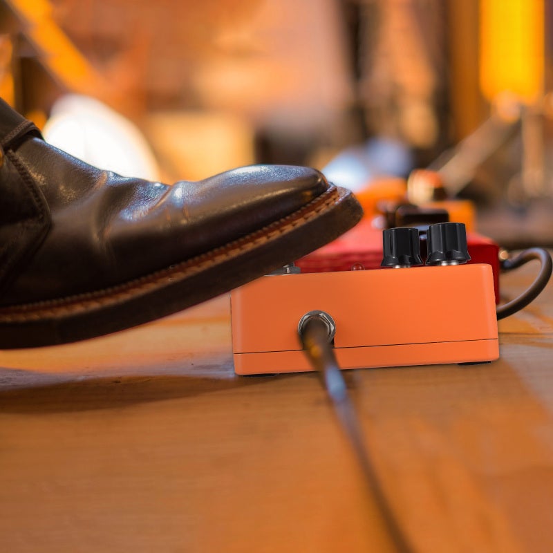 KOKKO Phaser Electric Guitar Effect Pedal: Orange Full Metal Shell - Warm Analog Phase Effect Mini Palm Size With 3 Functional Knobs for Electric Guitar Players - Image 3