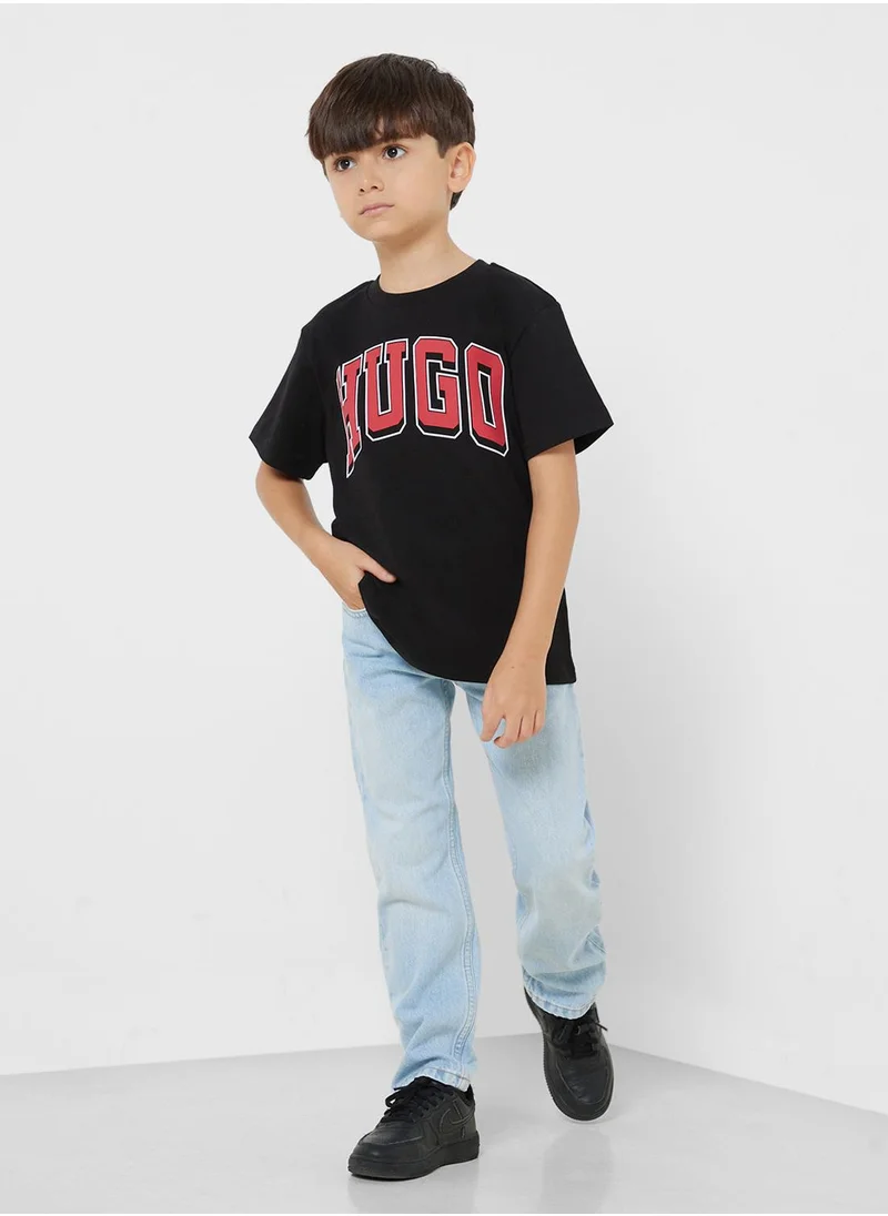 هوجو Kids Essential Straight Fit Jeans