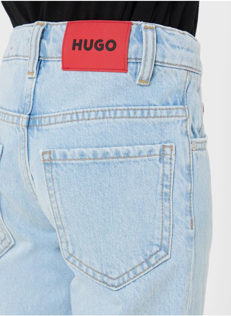 هوجو Kids Essential Straight Fit Jeans