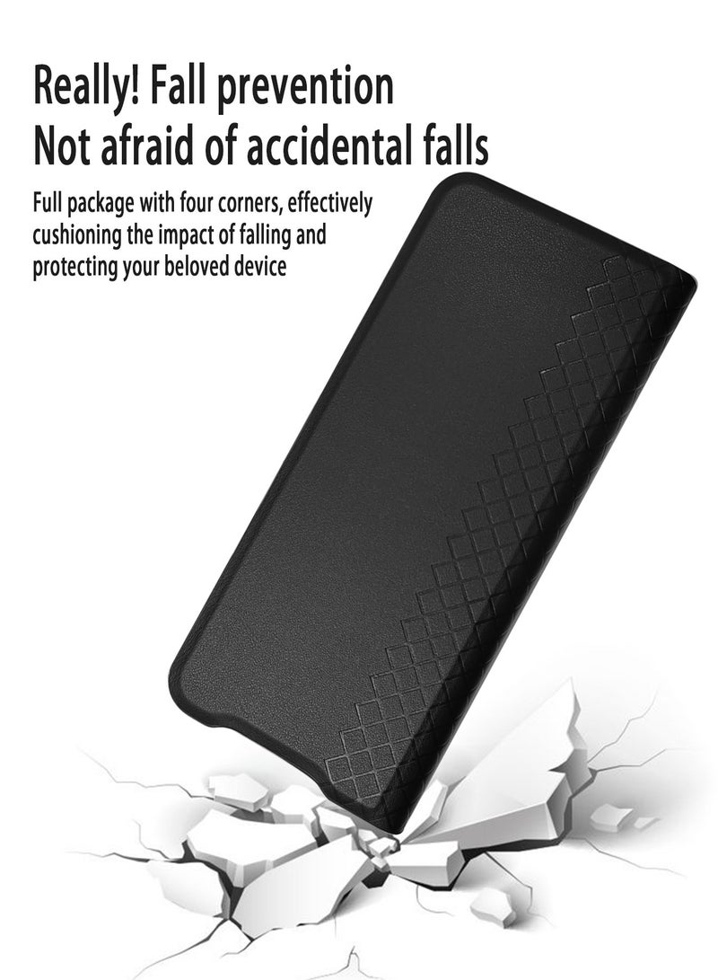 DUX DUCIS Case for Samsung Galaxy Z Fold 5 5G Wallet Case, PU Leather Flip Shockproof Folio Phone Cover with Card Slots RFID Blocking Kickstand Phone Cover 7.6 Inch for Galaxy Z Fold5 5G (2023)-Black - Image 4