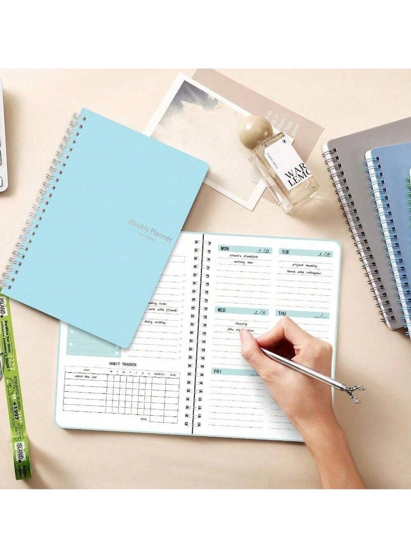 52-Week Undated Weekly Planner – Goal-Oriented Spiral Notebook with Habit Tracker & To-Do List, Thick Paper & Waterproof Cover, Perfect for Work, Study & Home Organization - Image 5
