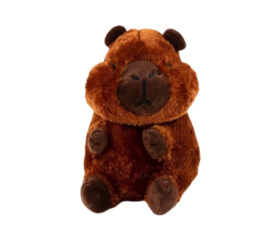 Tinytotem Brown Capybara Soft Toy | Cute Animal Plush Toy for Kids | Ultra-Soft Huggable Stuffed Toy for Boys & Girls | Non-Toxic, Washable, Baby-Safe Plush Doll - Image 5