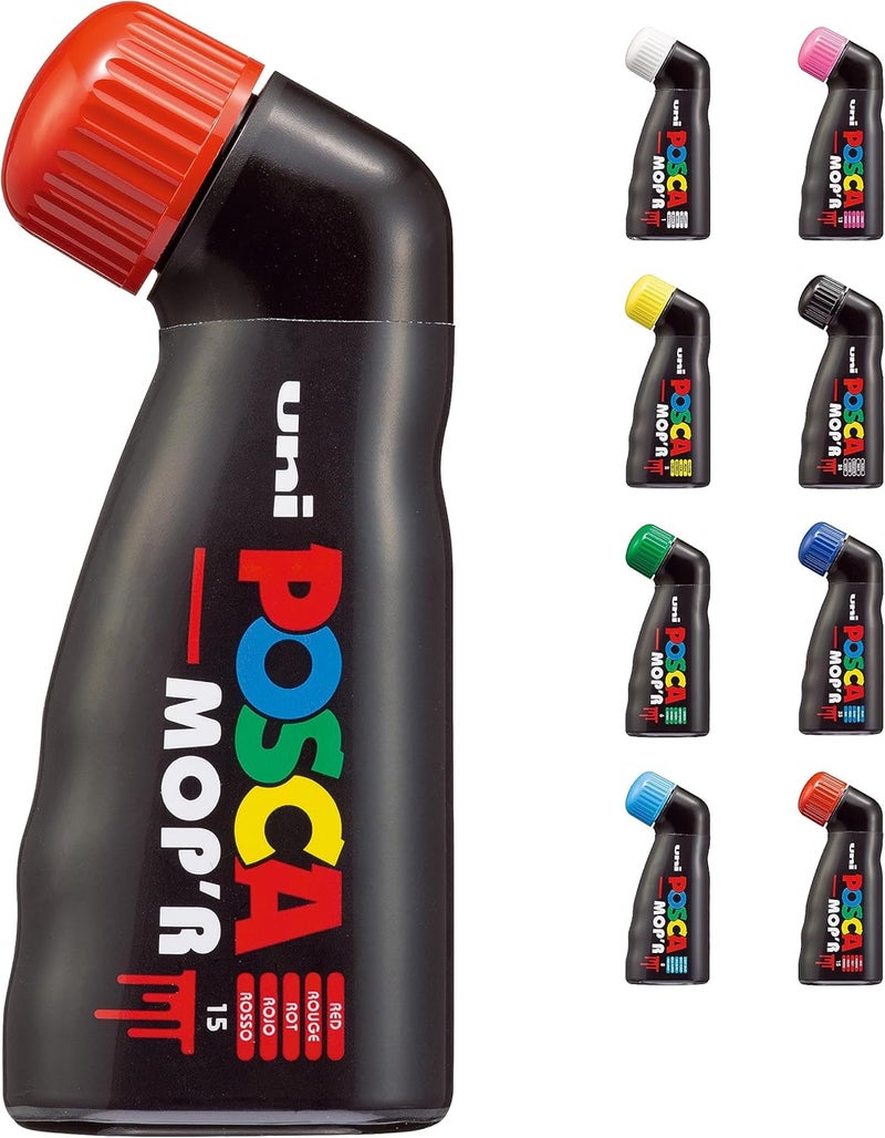 POSCA MOP'R Marker - Round Tip XXL 3-19 mm - Ergonomic Water-Based Paint Marker - Red - Image 1