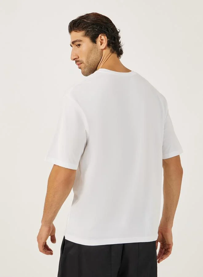 Styli Question Mark Graphic Print Oversized T-Shirt