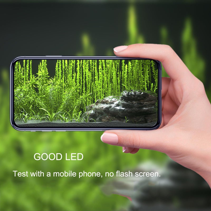 Carefree Fish Aquarium LED Light USB 5V RGBW 5730 Timmer 5~10Gal Fish Tank Clip Light 10 Brightness Levels 8W with USB Port (Include Power Adapter) - Image 4