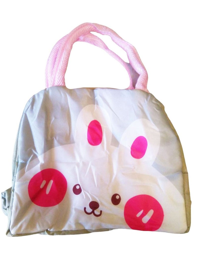 Cartoon Animal Print Lunch Bag Portable Insulated Cooler -  Rabbit - Image 3