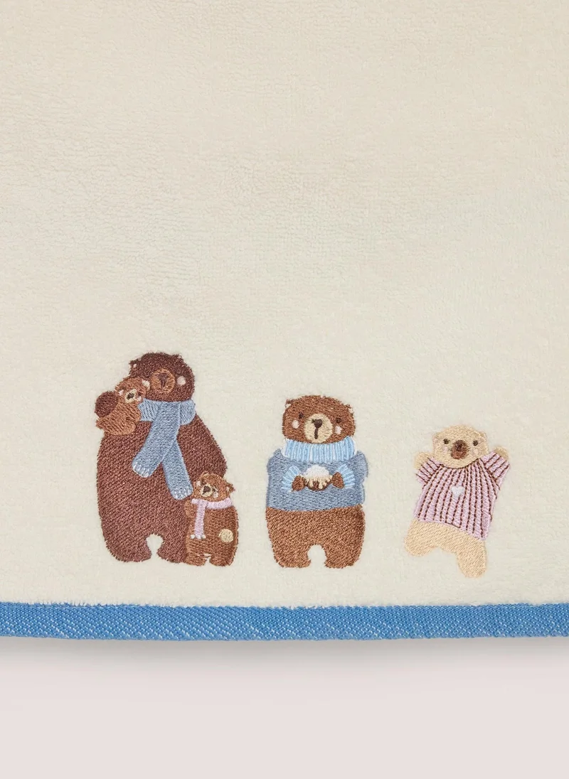 Matalan Cream Bear Hand Towel