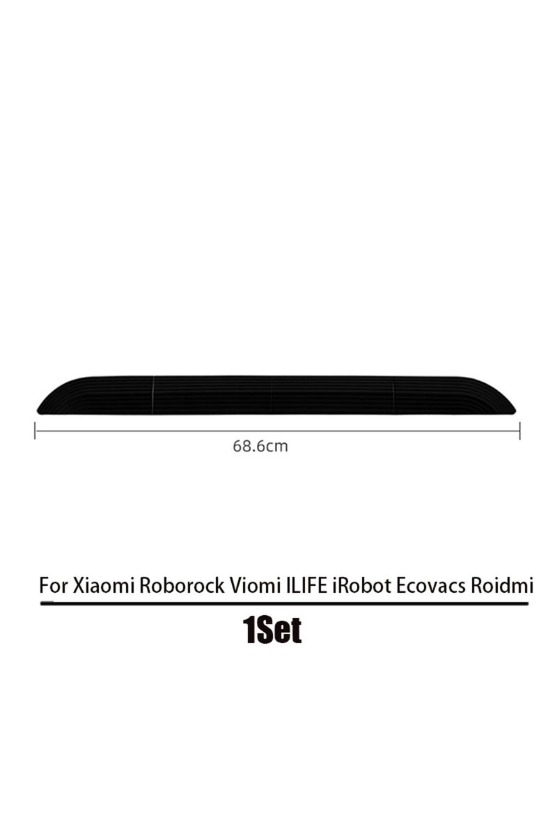 black-1set Anti-Slip Threshold Door Step Ramp Kit for inteligent Robot Vacuum Cleaner Lightweight TP