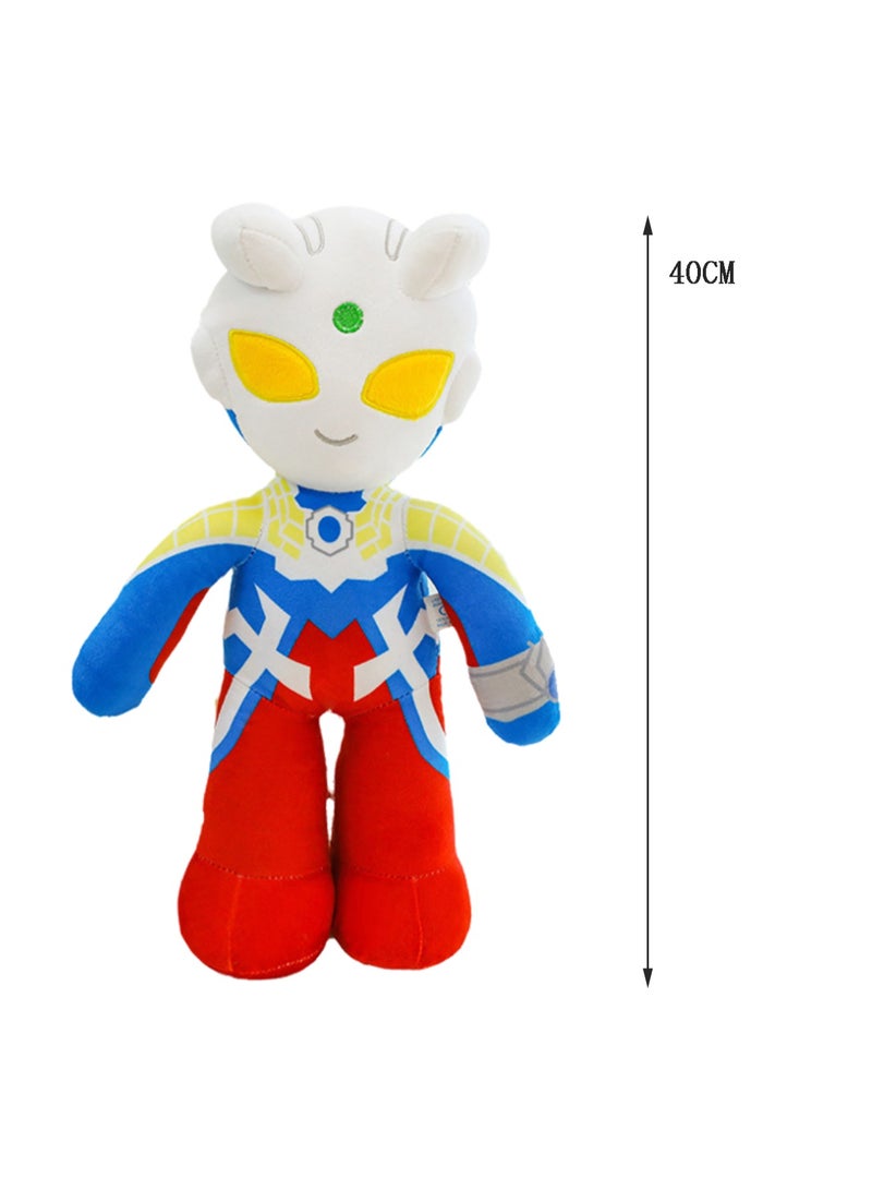 40 CM Cute Ultraman Plush Toy Cartoon Characters Soft Stuffed Doll For Girls And Boys All Ages Gift （Style 2）  - Image 2