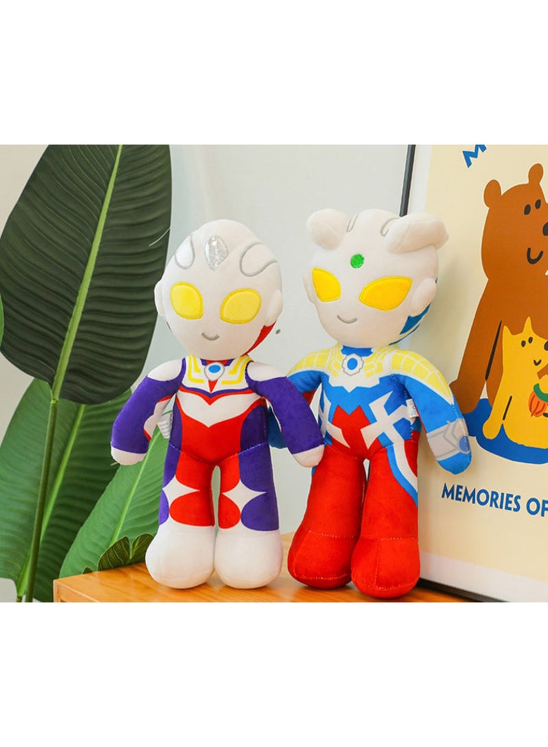 40 CM Cute Ultraman Plush Toy Cartoon Characters Soft Stuffed Doll For Girls And Boys All Ages Gift （Style 2）  - Image 4