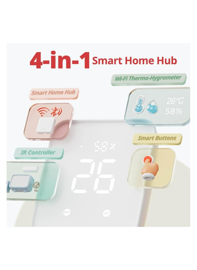 SwitchBot SwitchBot Hub 2 - Smart Wifi Remote Control Hub - 4 in 1 Smart Home Hub  - Image 2