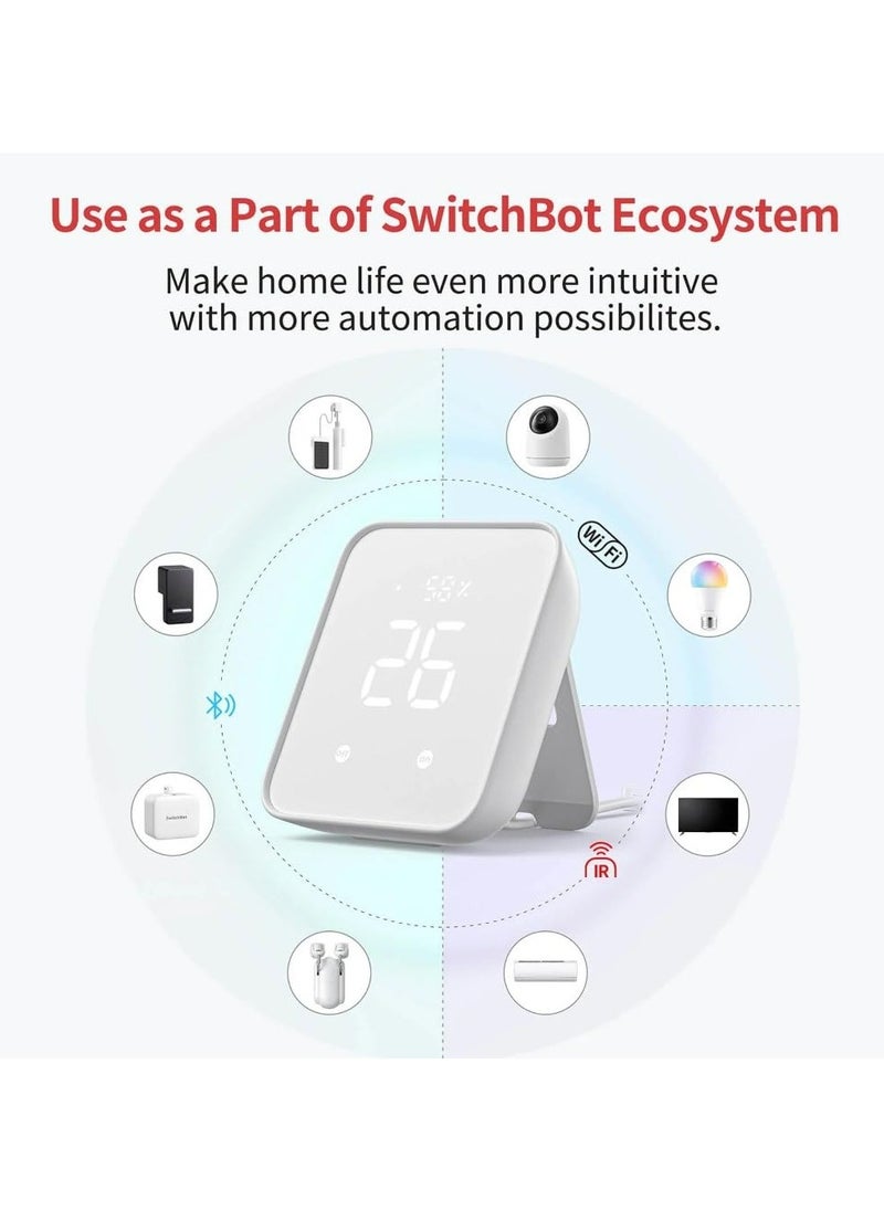 SwitchBot SwitchBot Hub 2 - Smart Wifi Remote Control Hub - 4 in 1 Smart Home Hub  - Image 5