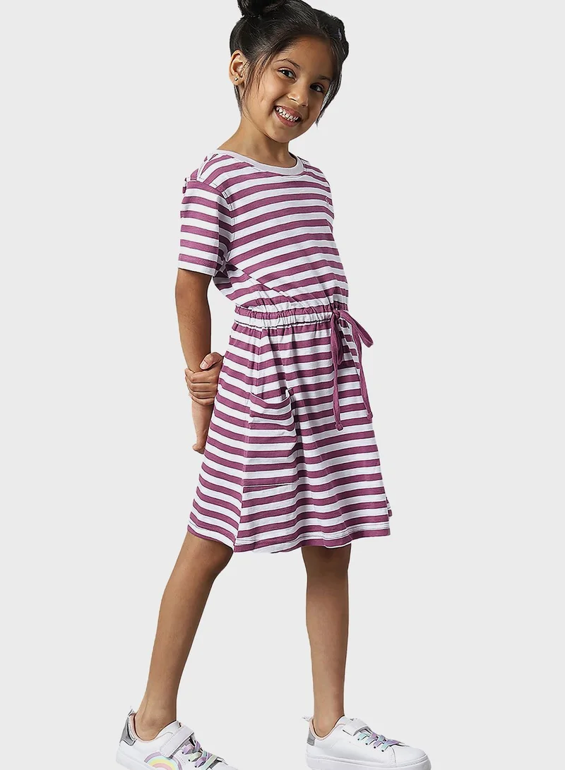 بيفرلي هيلز بولو كلوب Youth Stripe Midi Dress