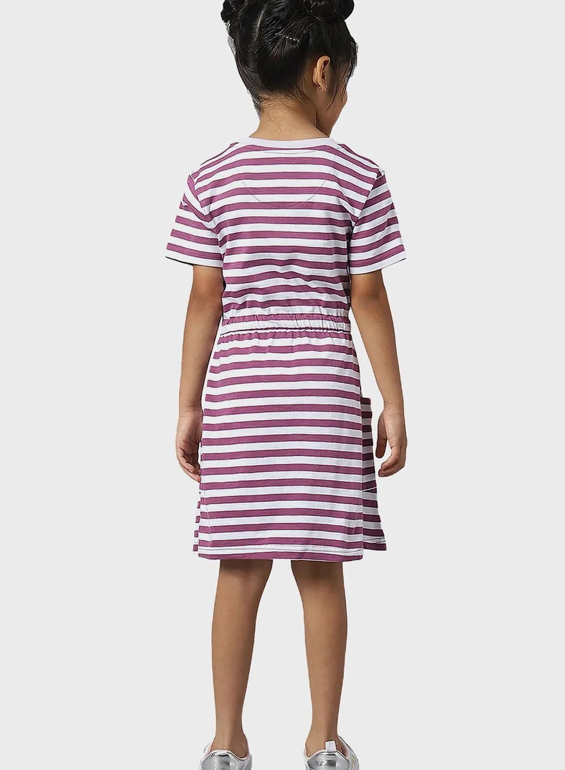 بيفرلي هيلز بولو كلوب Youth Stripe Midi Dress