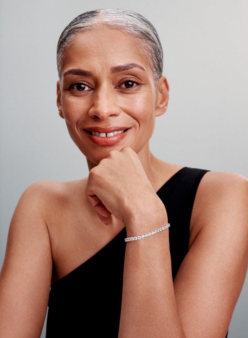 PANDORA Sparkling Bold Tennis Bracelet - Image 2