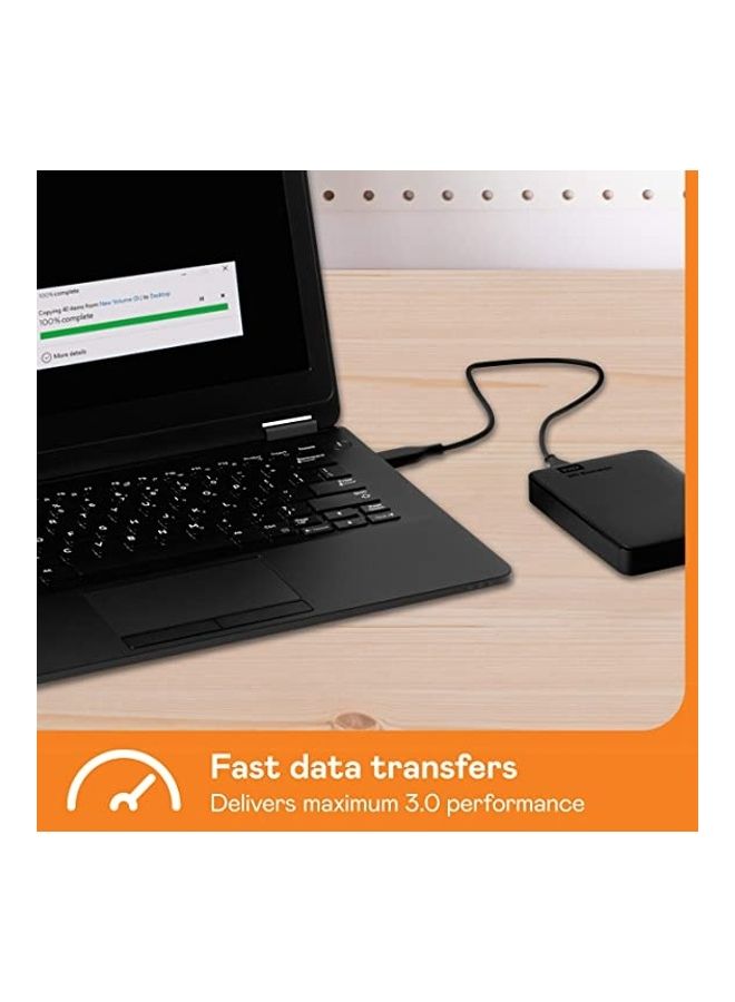 WD 1.5TB Elements Portable External Hard Drive - USB 3.0,USB Type C, for Desktop, Laptop,  Mac WDBU6Y0015BBK-WESN 1.5 TB - Image 5