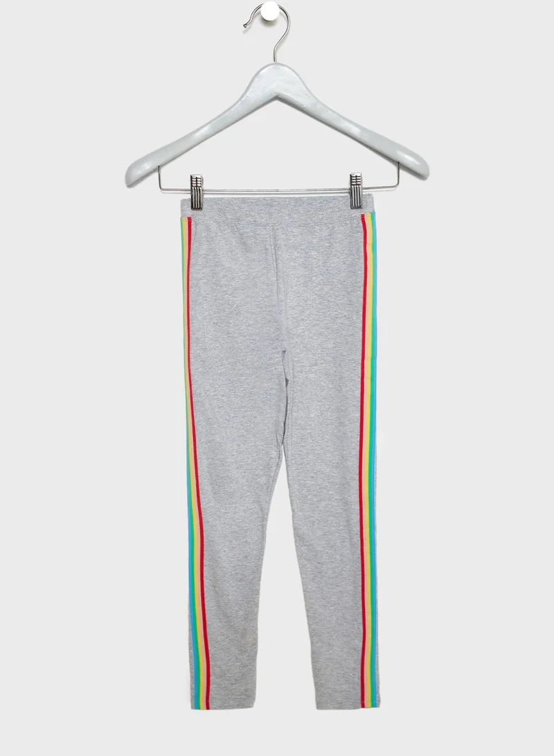 GYMBOREE Kids Rainbow Side Stripe Leggings