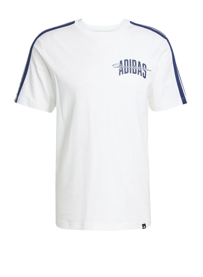 Adidas Collegiate Script Graphic T-Shirt