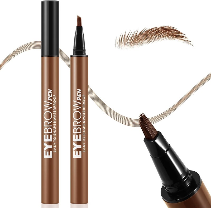Boobeen Liquid Microblading Eyebrow Pencils Waterproof Eyebrow Pen for Natural Brow LongLasting Precision BrowFection Pen for AllDay for Women Girls Makeup