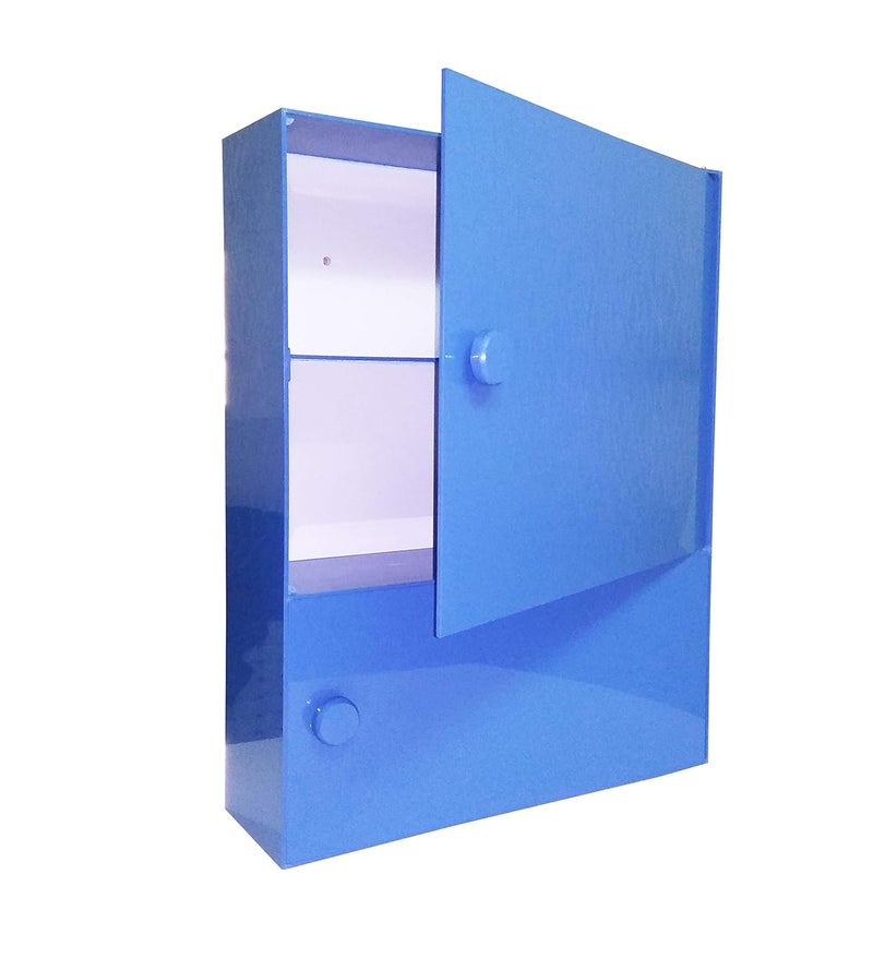 WINACO Aarti Lapis Blue (14"x 4.5" x 18") Acrylic Bathroom Storage Storage Organizer (Lapis Blue) - Image 3