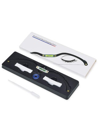 Eyebrow Tattoo Ruler, Professional Microblading Line Marker Ruler Eyebrow Ruler Sticker More Symmetrical, Eyebrow Tattoo Positioning Tool Horizontal Ruler, Reuseable Eyebrow Positioning Tool (Black) - pzsku/Z8083BE096800589E9955Z/45/_/1722932064/b6716687-0303-4159-b2e6-b3a7911c1354