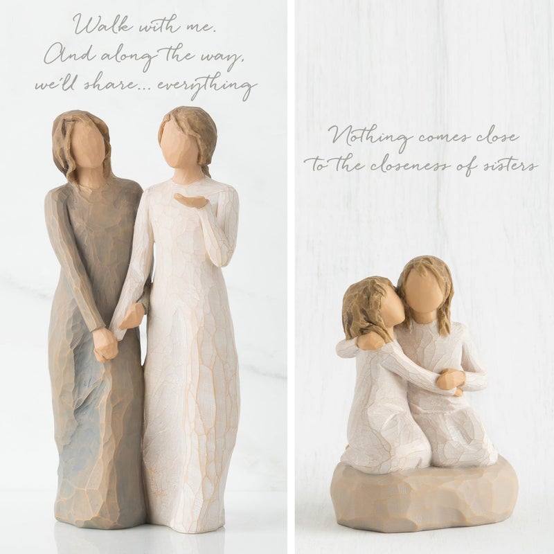 Willow Tree My Sister, My Friend Figure Plus Sister Mine Figure, Sculpted Hand-Painted 2 Piece Set - Image 3