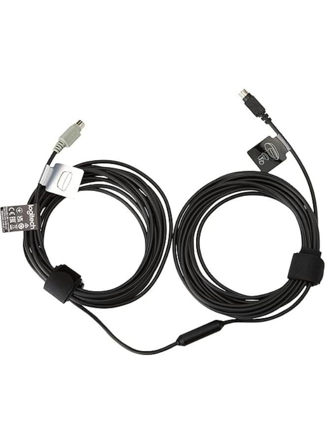 Logitech Extended Cable for Group Video Conferencing System Black - Image 1