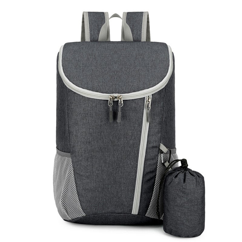 VANAHEIMR Hiking Backpack: Dark Gray, Ultra-lightweight Compact 0.17kg - Water Durable High-density Nylon, Large Capacity Multi Compartment for Outdoor Camping Cycling Travel Daily Use - Image 1